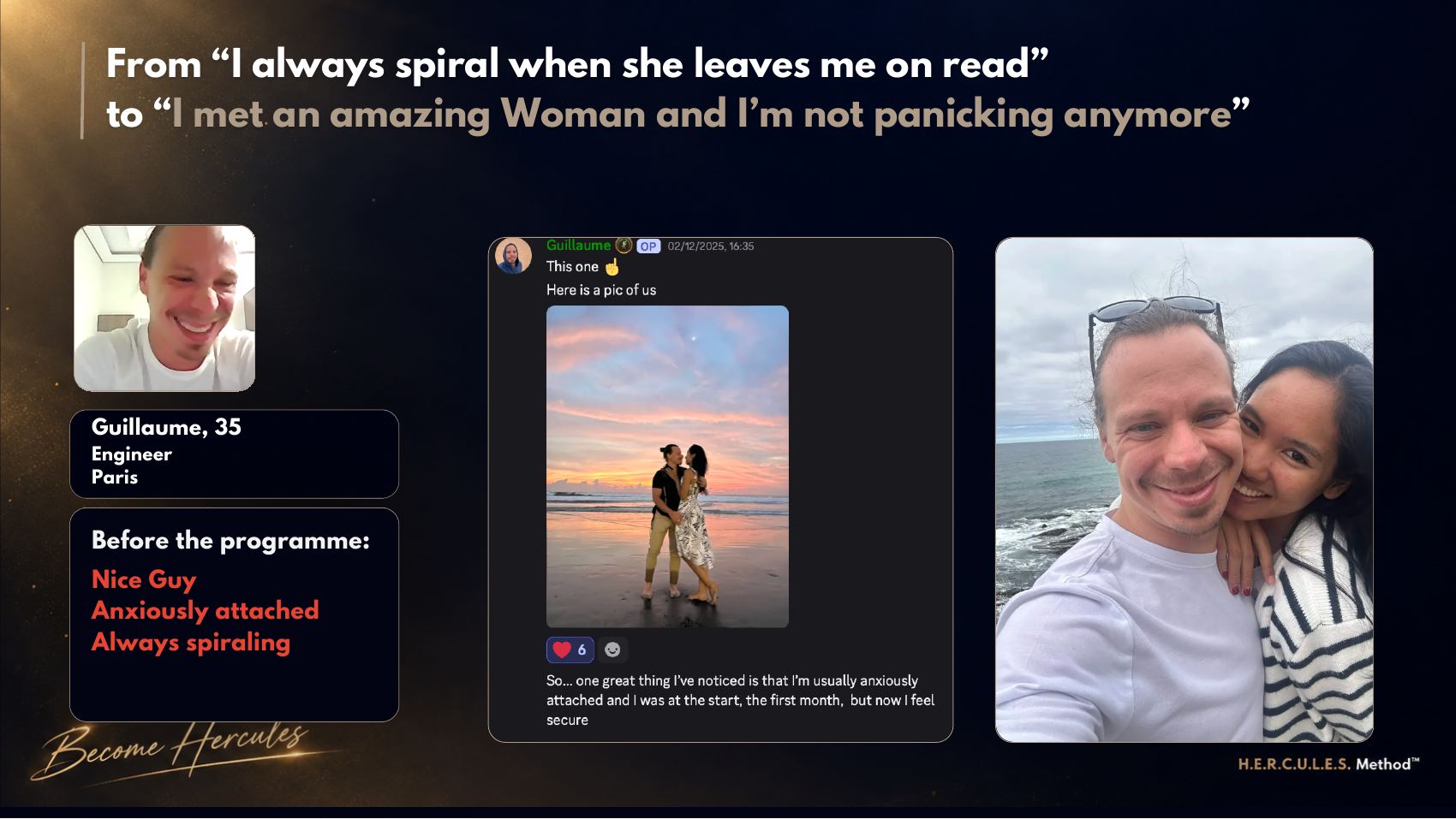 Client transformation story with real messages