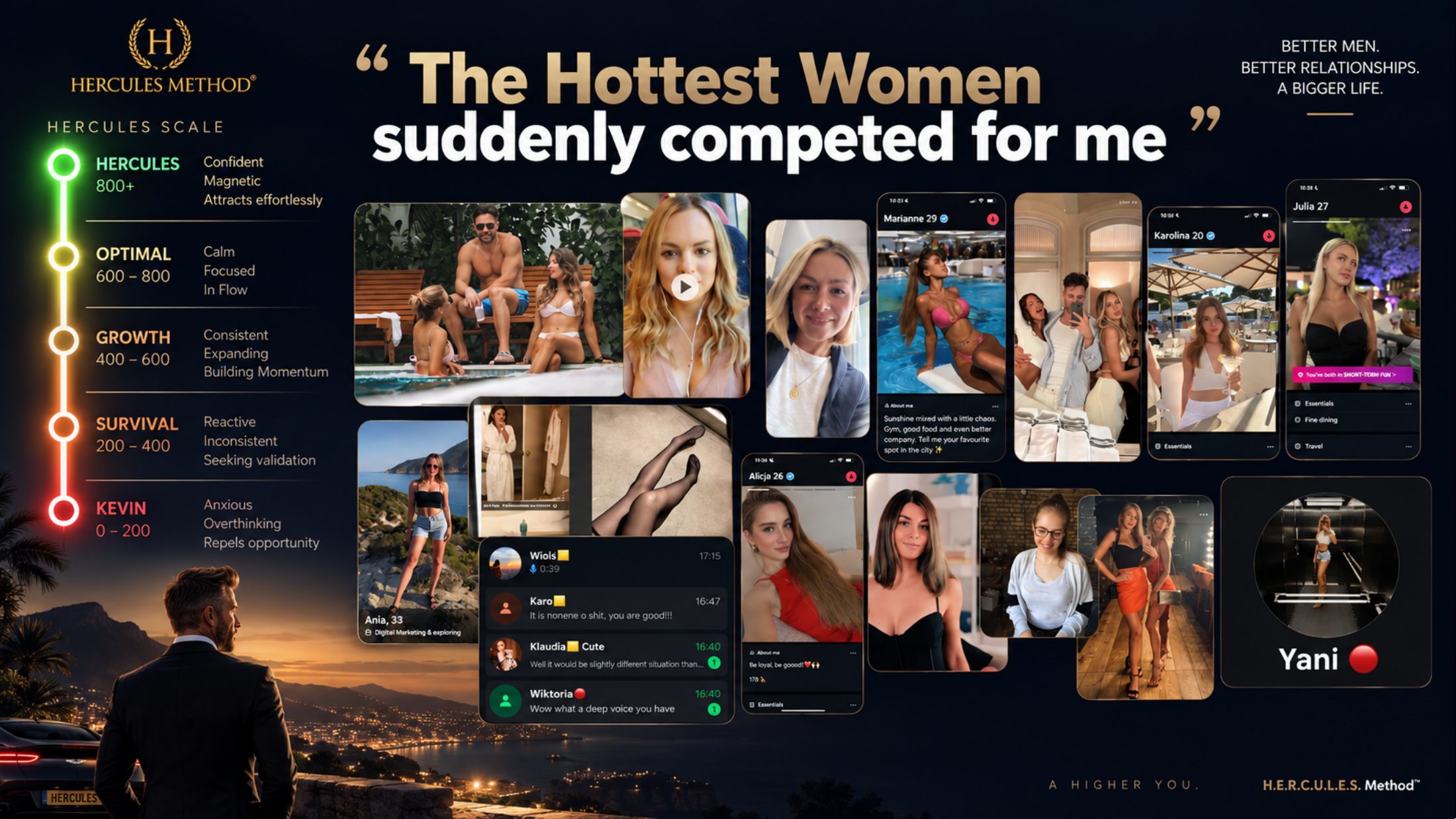 “The hottest women suddenly competed for me.”