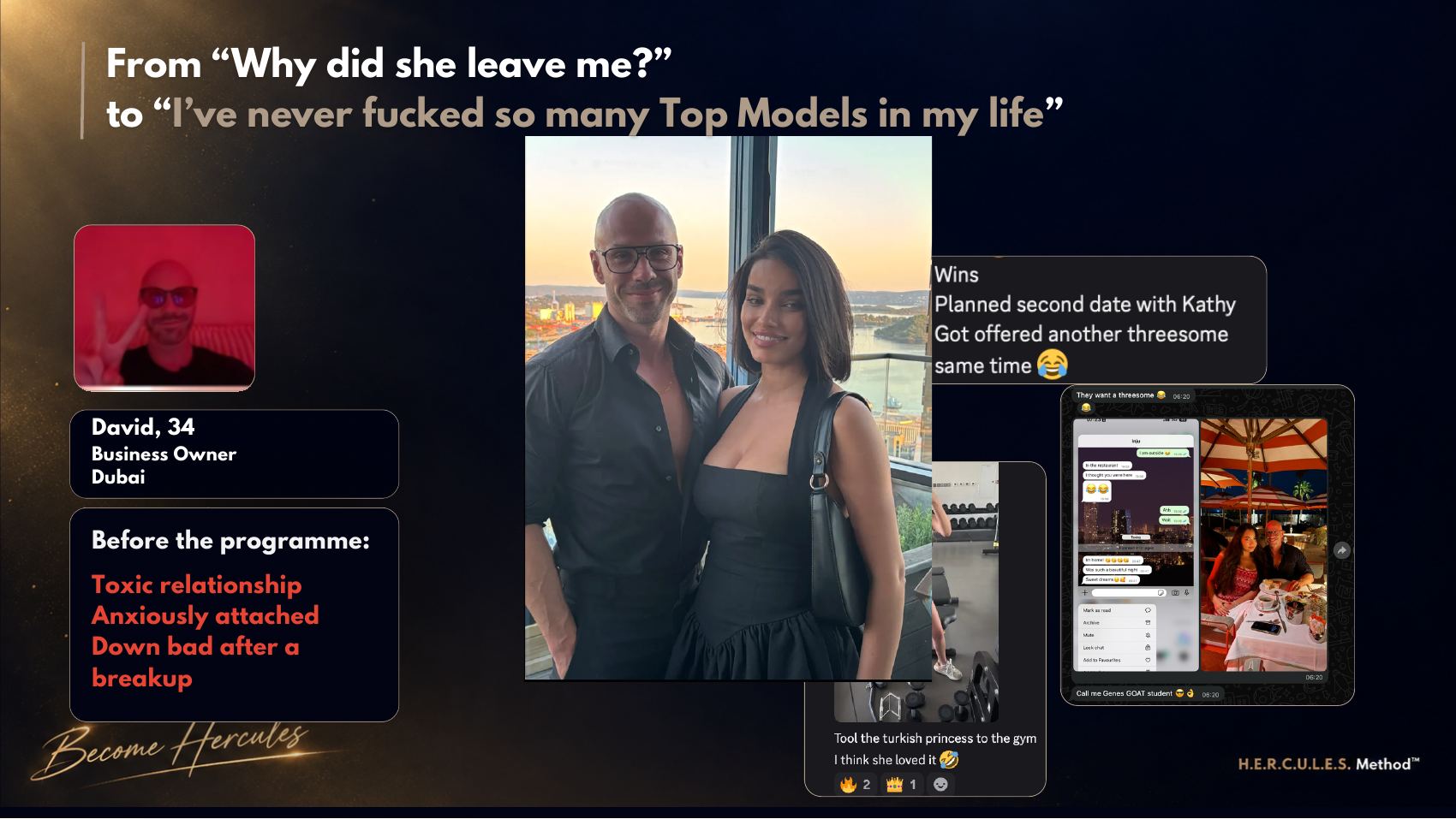 Client transformation story with real messages